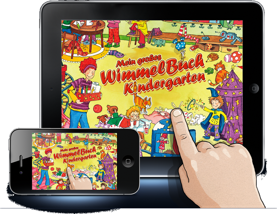 Wimmelbuch - Interactive activity book iPad & iPhone application loading screen